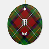Clan Boyd Tartan Keramik Ornament (Links)