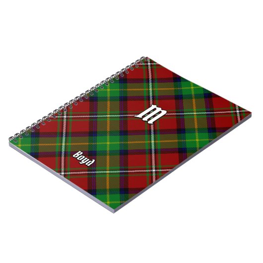 Clan Boyd Tartan Notizblock (Linke Seite)