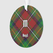 Clan Boyd Tartan Ornament (Vorderseite)