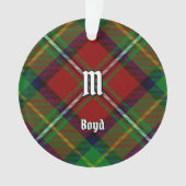 Clan Boyd Tartan Ornament (Vorderseite)