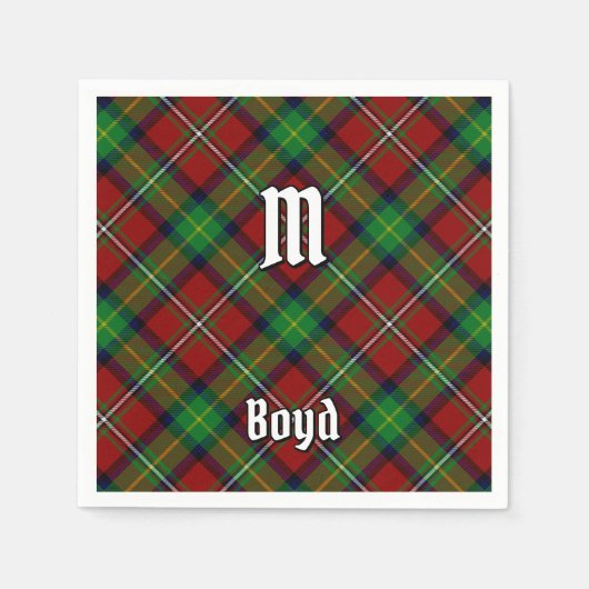 Clan Boyd Tartan Serviette (Vorderseite)