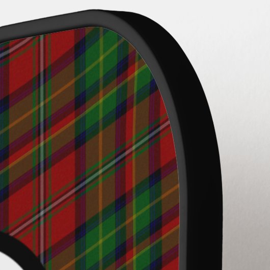 Clan Boyd Wappen Abzeichen & Tartan Custom Pickleball Schläger (Linke Seite)