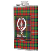 Clan Boyd Wappen Abzeichen & Tartan Flachmann (Links)
