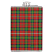 Clan Boyd Wappen Abzeichen & Tartan Flachmann (Rückseite)