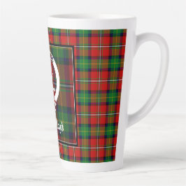 Clan Boyd Wappen Abzeichen & Tartan Milchtasse