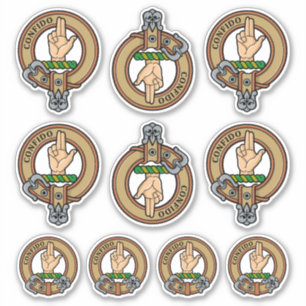 Clan Boyd Wappen Sticker Set