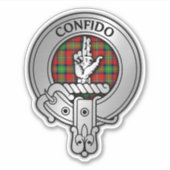 Clan Boyd Wappen & Tartan Aufkleber (Vorderseite)