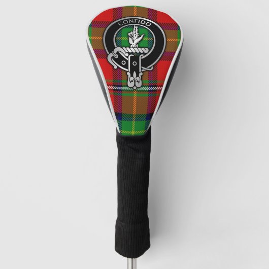 Clan Boyd Wappen & Tartan Golf Head Cover Headcover (Vorderseite)