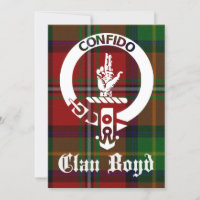 Clan Boyd Wappen Tartan Greeting