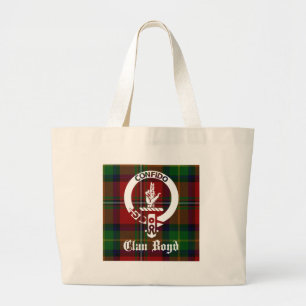 Clan Boyd Wappen Tartan Jumbo Stoffbeutel
