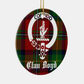 Clan Boyd Wappen Tartan Keramik Ornament (Rechts)