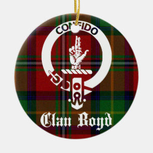 Clan Boyd Wappen Tartan Keramik Ornament