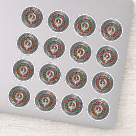 Clan Boyd Wappen & Tartan Knot Aufkleber