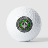 Clan Boyd Wappen & Tartan Knot Golfball (Vorderseite)