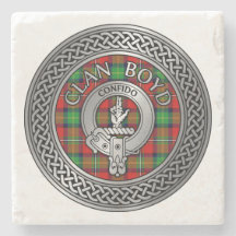 Clan Boyd Wappen & Tartan Knot
