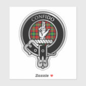 Clan Boyd Wappen & Tartan Sticker (Blatt)
