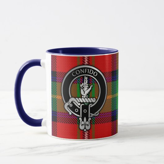 Clan Boyd Wappen & Tartan Tasse (Links)