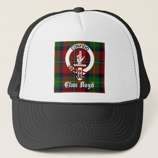 Clan Boyd Wappen Tartan Truckerkappe (Vorderseite)