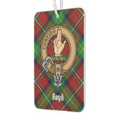Clan Boyd Wappen über Tartan Autolufterfrischer (Links)