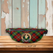 Clan Boyd Wappen über Tartan Bauchtasche