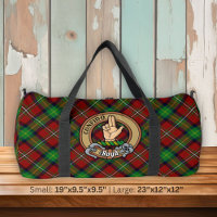 Clan Boyd Wappen über Tartan