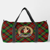 Clan Boyd Wappen über Tartan Duffle Bag (Vorderseite)