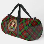 Clan Boyd Wappen über Tartan Duffle Bag (Rechte Ecke)