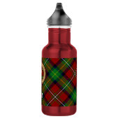 Clan Boyd Wappen über Tartan Edelstahlflasche (Rechts)