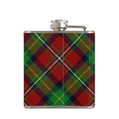 Clan Boyd Wappen über Tartan Flachmann (Rückseite)