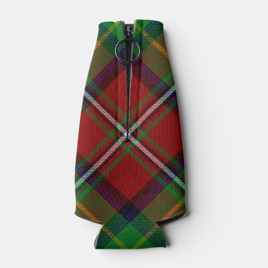 Clan Boyd Wappen über Tartan Flaschenkühler (Rückseite)