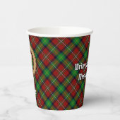 Clan Boyd Wappen über Tartan Pappbecher (Links)