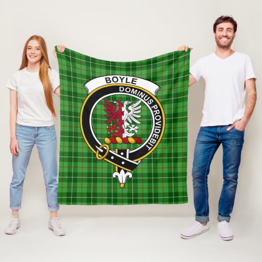Clan Boyle Tartan Kariert Fleecedecke (Beispiel)