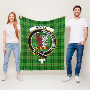 Clan Boyle Tartan Karo Fleecedecke