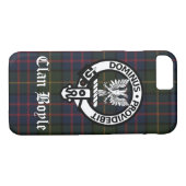 Clan Boyle Wappen Abzeichen & Tartan Case-Mate iPhone Hülle (Rückseite (Horizontal))