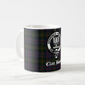 Clan Boyle Wappen Abzeichen & Tartan Kaffeetasse (Vorderseite Links)