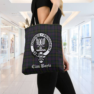 Clan Boyle Wappen Abzeichen & Tartan Tasche