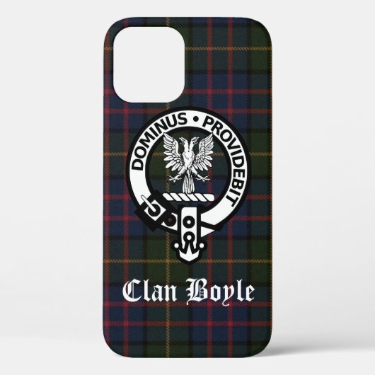 Clan Boyle Wappen & Tartan Case-Mate iPhone Hülle (Rückseite)