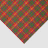 Clan brennt Tartan Seidenpapier (Ausschnitt)