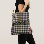 Clan brennt Tartan Tasche (Von Nahem)