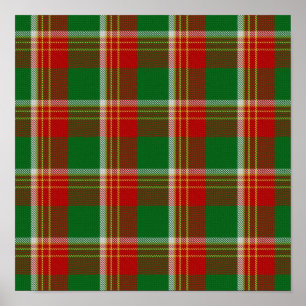 Clan Brisbane Tartan - Digitaler Download Poster