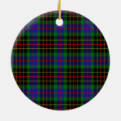 Clan Brodie Jagd Abzeichen Tartan Kariert Keramik Ornament (Hinten)