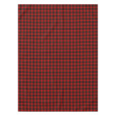 Clan Brodie Tartan Black and Red Kariert Tischdecke (Vorderseite)