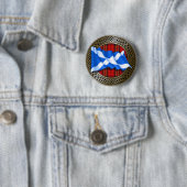 Clan Brodie Tartan Knot & Flag Button (Beispiel)