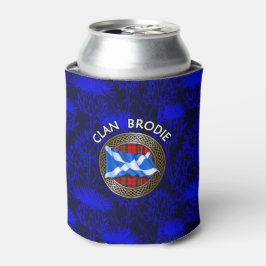 Clan Brodie Tartan Knot & Flag Dosenkühler