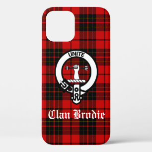 Clan Brodie Wappen Abzeichen und Tartan Case-Mate iPhone Hülle