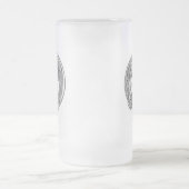 Clan Brown Crest Mattglas Bierglas (Mittel)