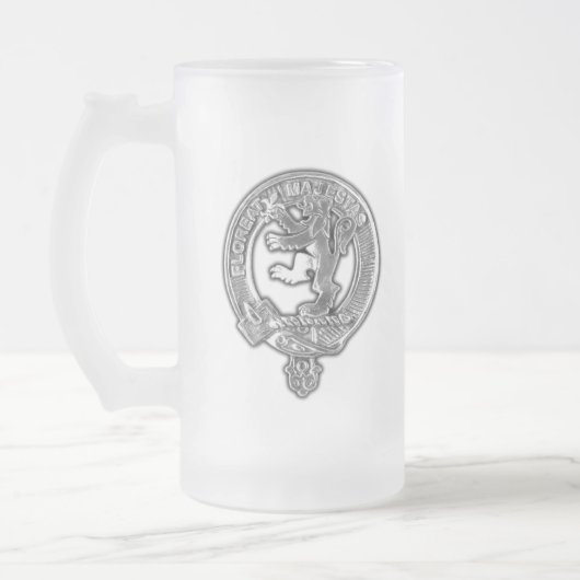 Clan Brown Crest Mattglas Bierglas (Links)