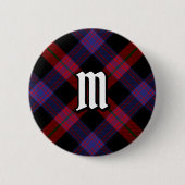 Clan Brown Tartan Button (Vorderseite)