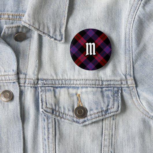 Clan Brown Tartan Button (Beispiel)