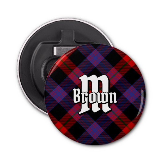 Clan Brown Tartan Flaschenöffner (Vorderseite)